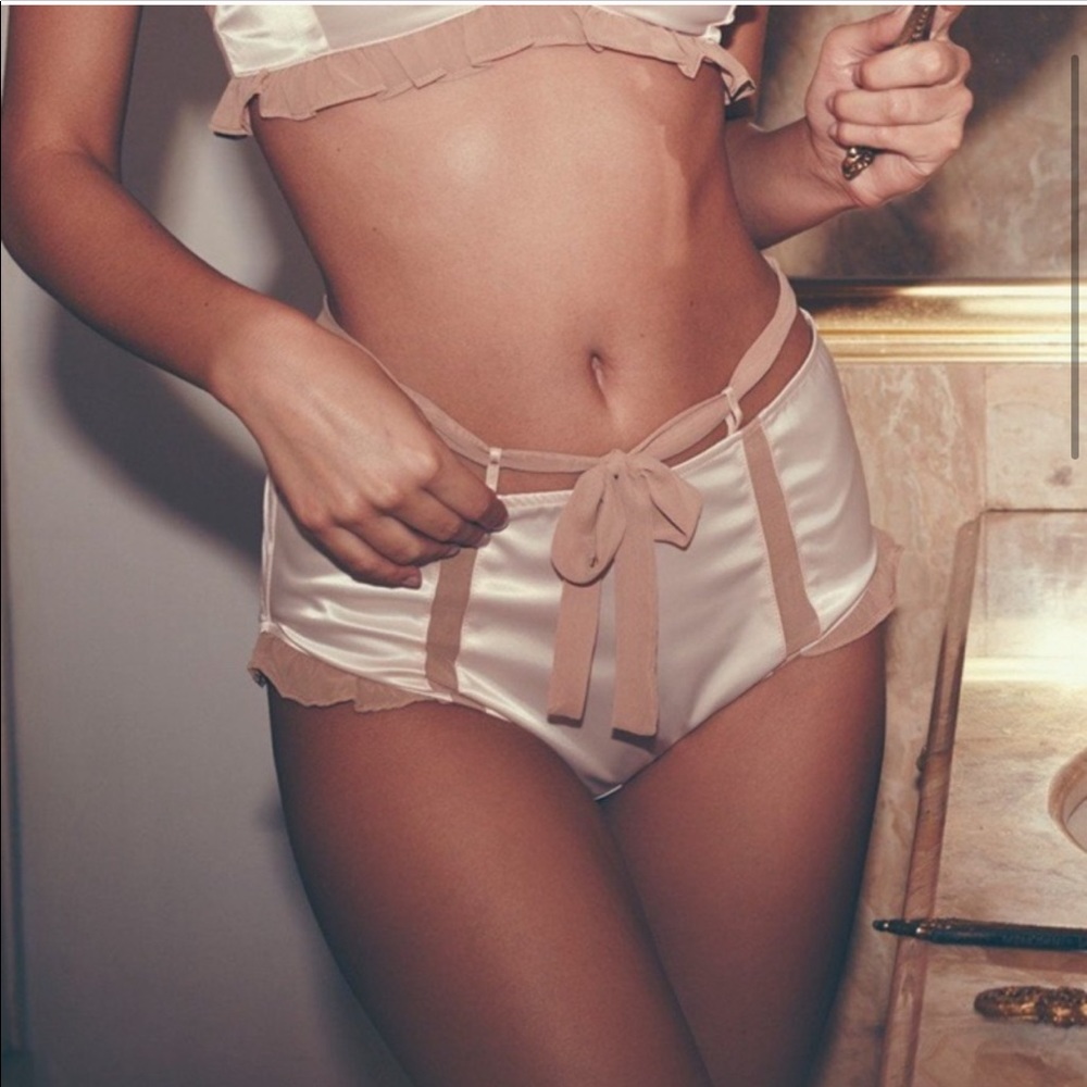 SALE TODAY ONLY  For Love & Lemons Rare Lucienne Satin Panty